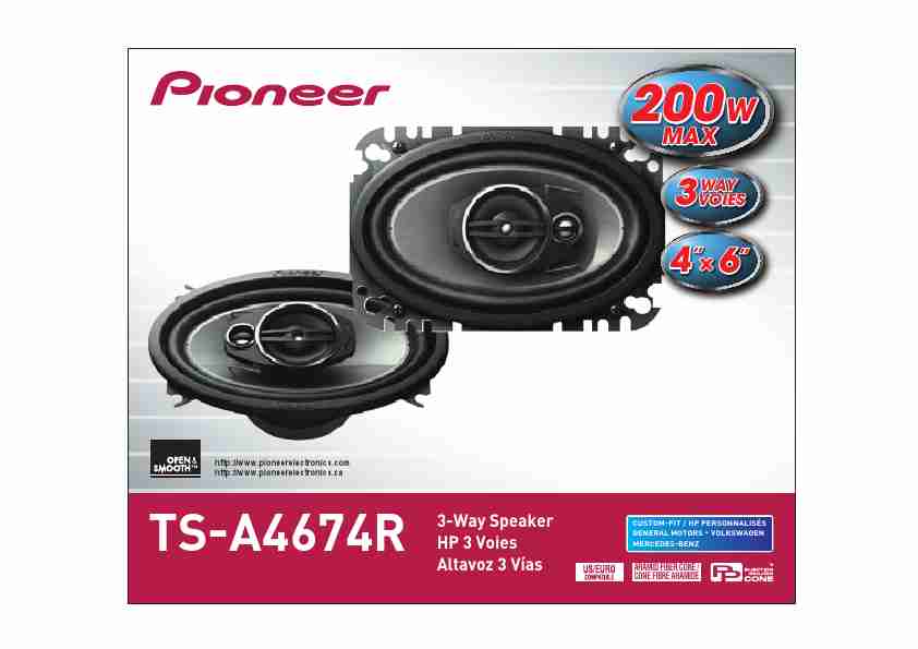 Pioneer Car Speaker TS-A4674R-page_pdf